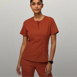 Figs Auburn Bristol Slim Henley Scrub Set